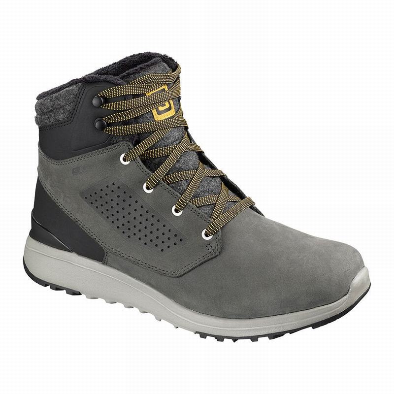 Salomon UTILITY CLIMASALOMON™ WATERPROOF Botas De Invierno Hombre - Kaki - Colombia (41352-KLMC)